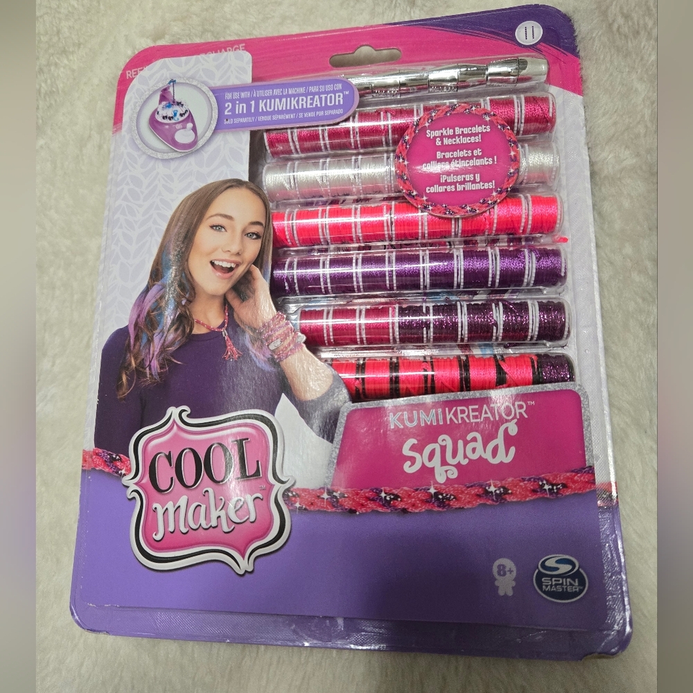 Kumikreator Squad Color Refill Crafty Friendship Bracelet Cool Maker Tray NIP